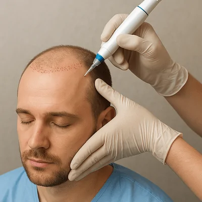 تكلفة زراعة الشعر بتقنية DHI في دبي
